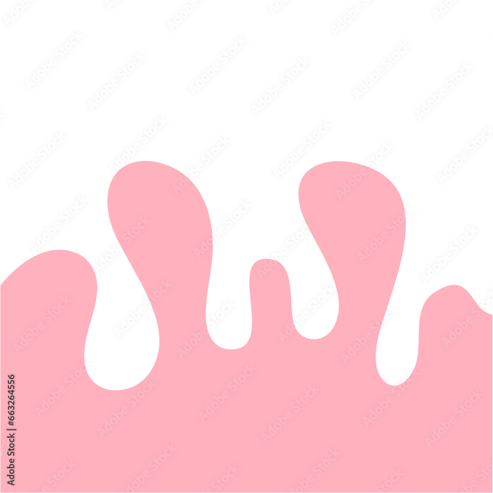 Pink Pastel Melted Corner Background Element Pink Pastel Melted Corner Background Element