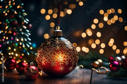 Wallpaper Mural christmas tree decorations Torontodigital.ca