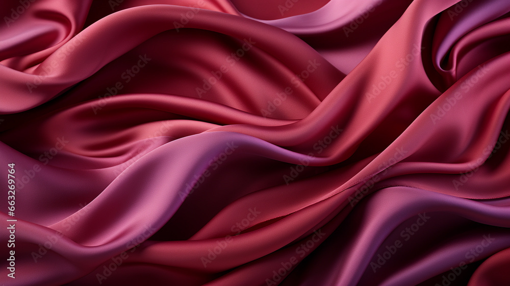 Fototapeta premium red satin background HD 8K wallpaper Stock Photographic Image