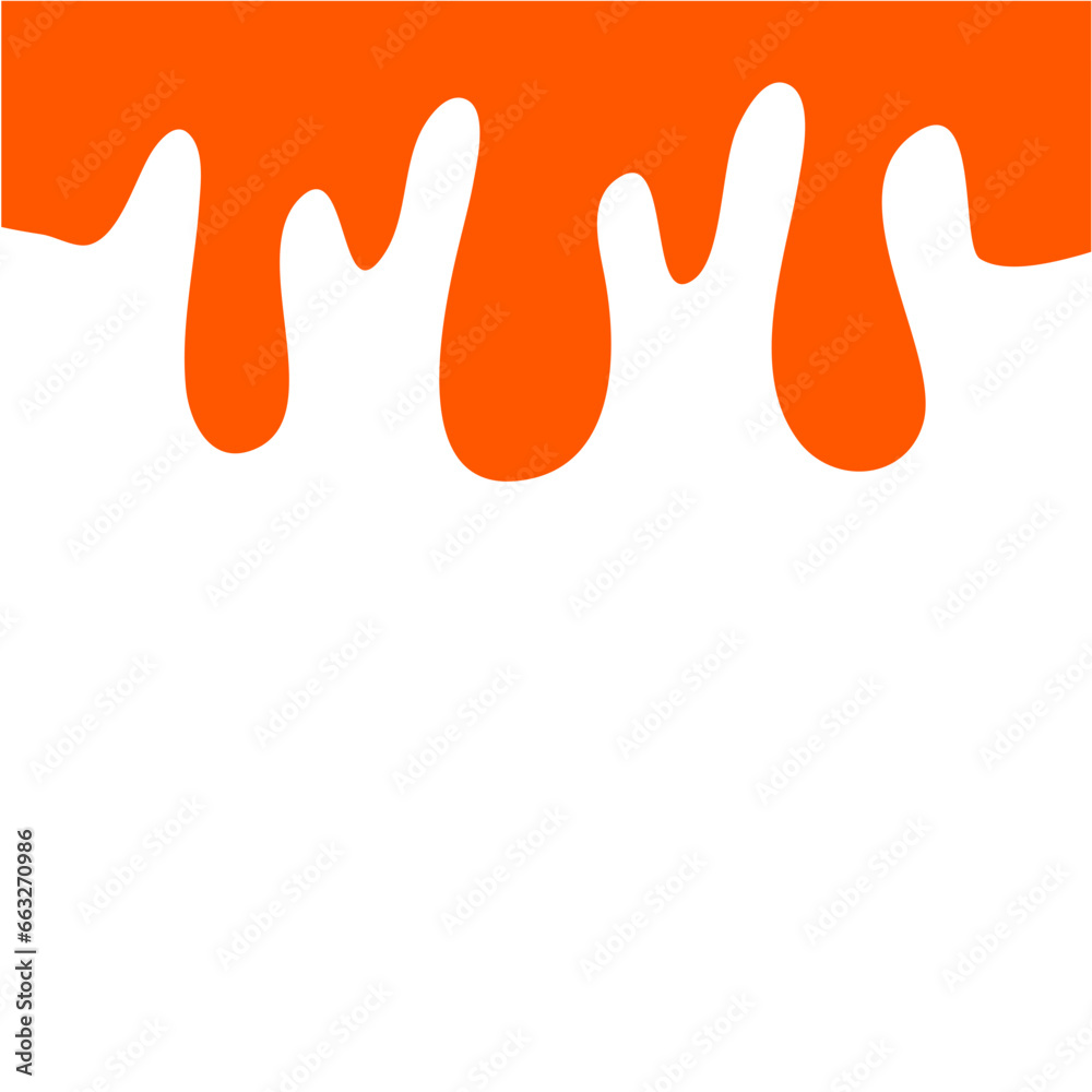Melted Corner Background Element Melted Corner Background Element