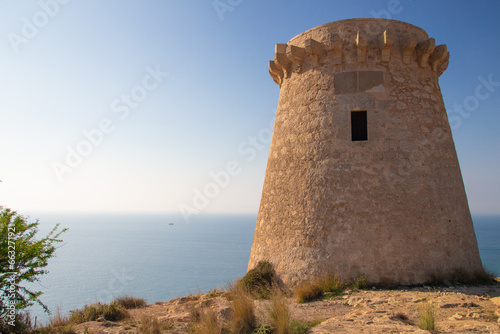 Provincia de Alicante - Santa Pola - Torres Vigía en el litoral de la Comunidad Valenciana: La Torre del Tamarit y la Torre Escarletes