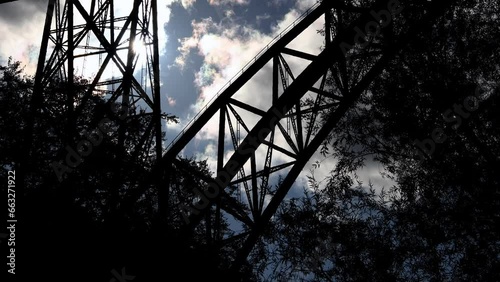 the famous Muengstener bridge in germany video photo