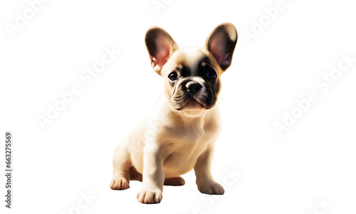 Joyful Cute French Bulldog Puppy in a Place of Ancient Greece (PNG 12000x7200)