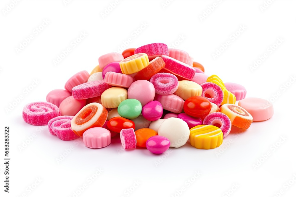 jelly beans isolated on white jelly beans isolated on white