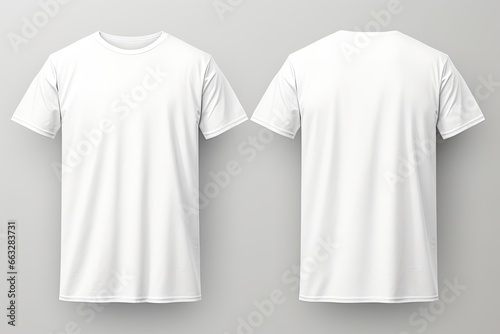 white blank basic shirt male