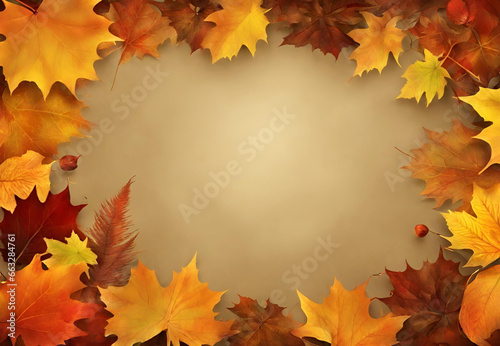 autumn leaves background, autumn leaves border, autumn leaves frame