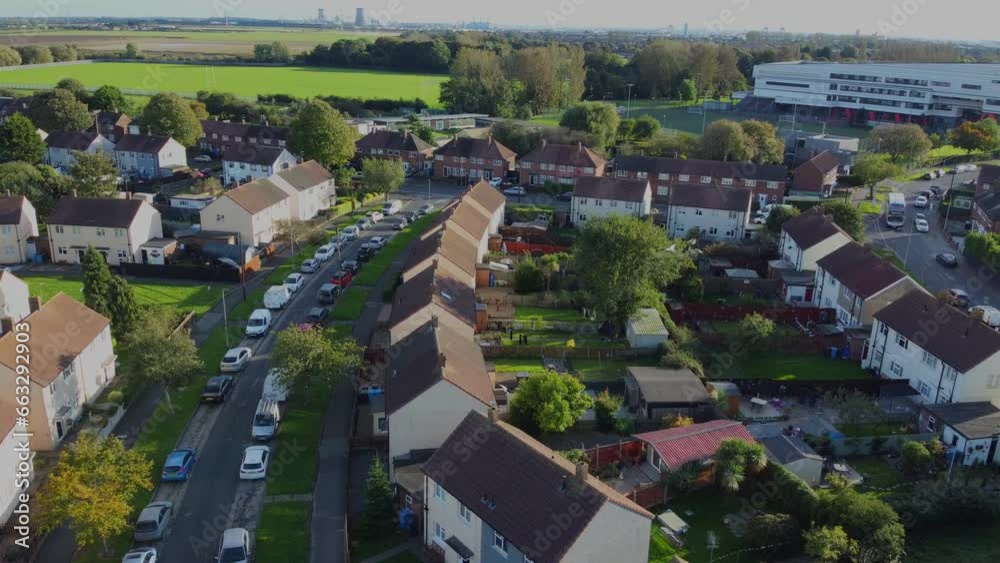 Drone 50fps. Council housing, social housing developments. Filmed Manchster.UK. Drone 50fps. Council housing, social housing developments. Filmed Manchster.UK.