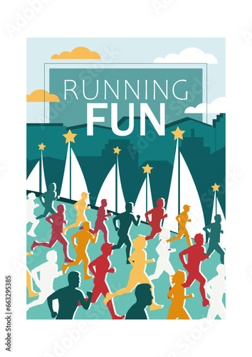Affiche running fun