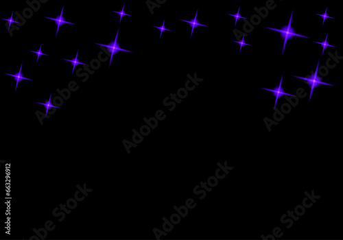 Purple particles for black background