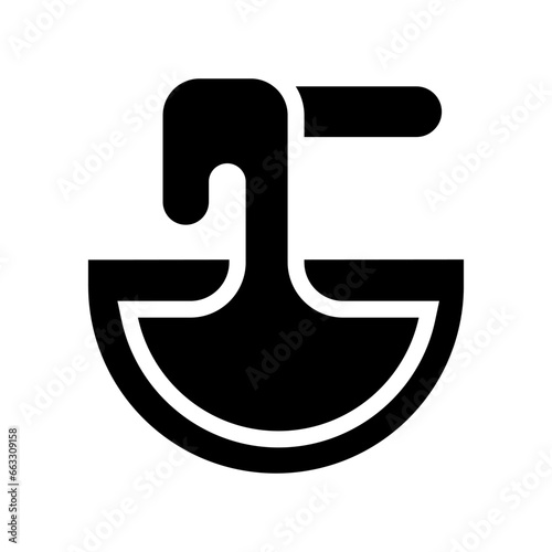 wax glyph icon illustration vector graphic. Simple element illustration vector graphic, suitable for app, websites, and presentations isolated on white background