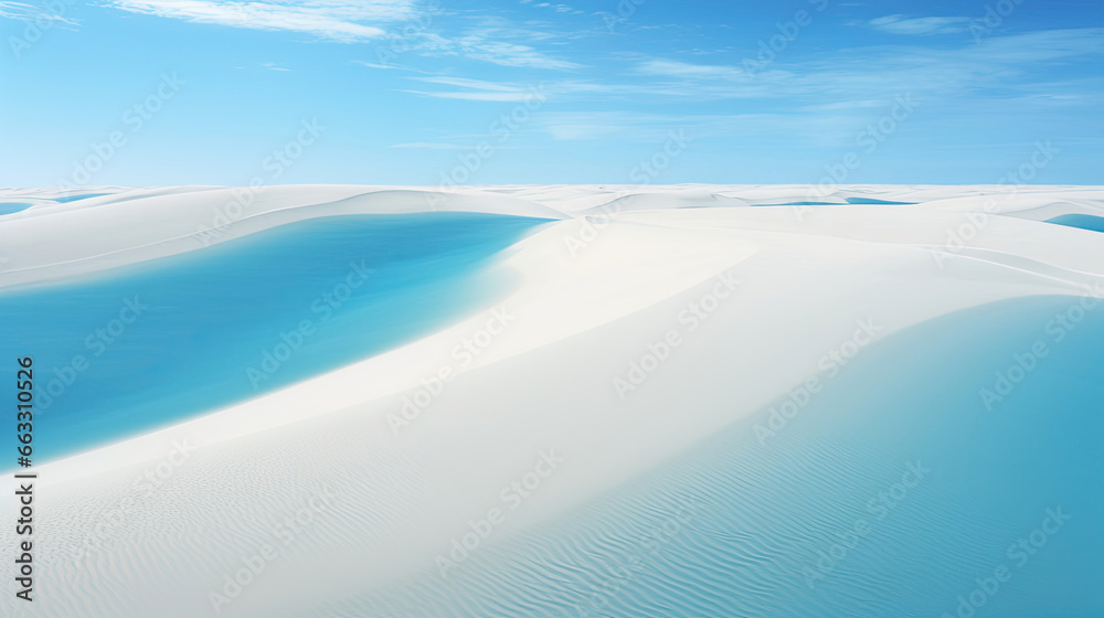 Rippling Dunes and Blue Lagoons