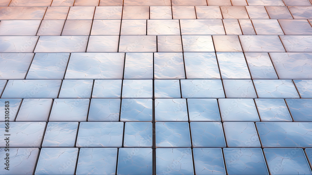 Geometric Patterns and Mirror-Like Effect Geometric Patterns and Mirror-Like Effect