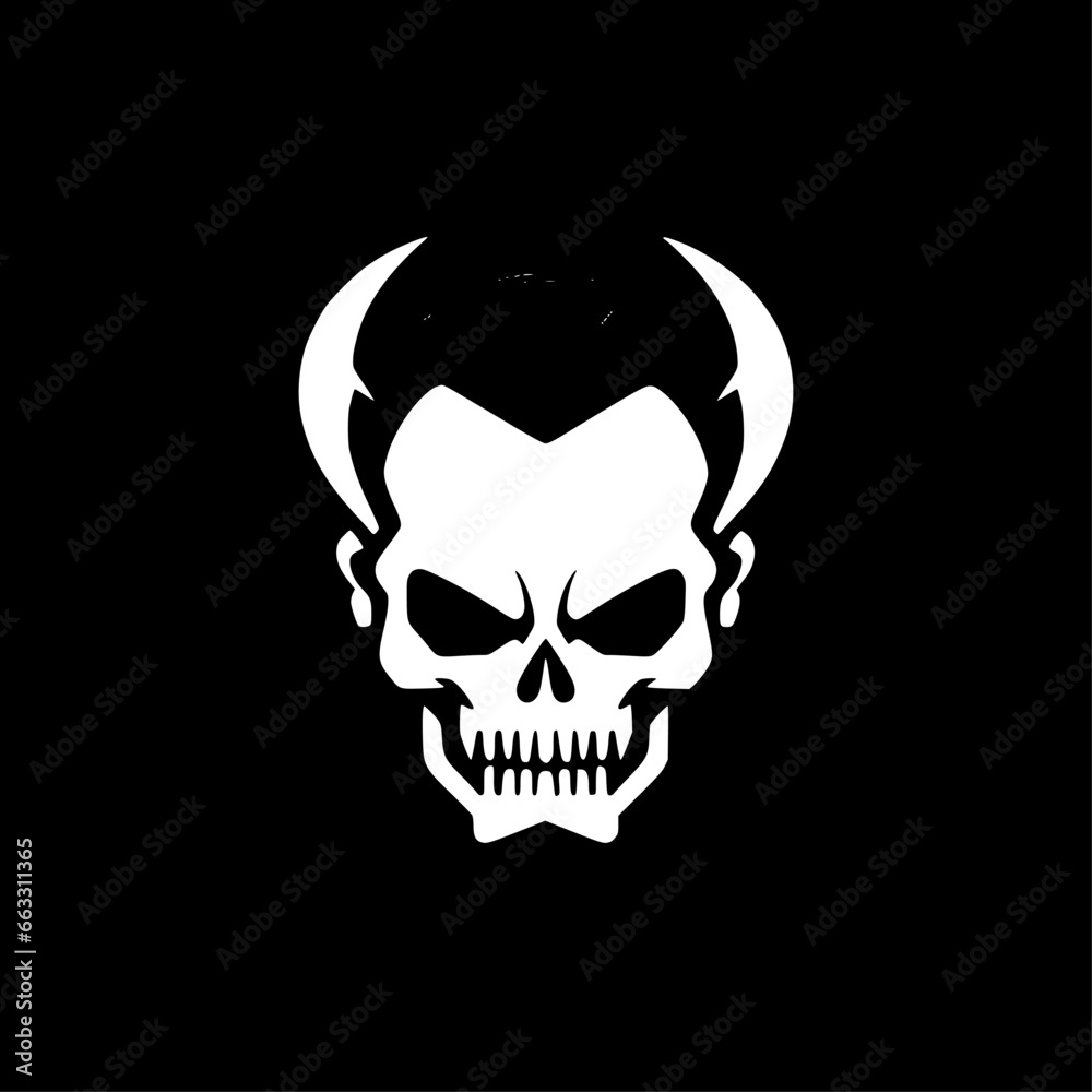 Skull | Minimalist and Simple Silhouette - Vector illustration Skull | Minimalist and Simple Silhouette - Vector illustration