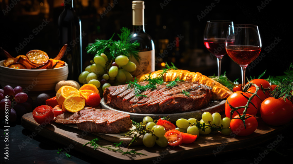 Wine and Dine A Gourmet Dining Experience with Red Meat and Fine Wines Wine and Dine A Gourmet Dining Experience with Red Meat and Fine Wines