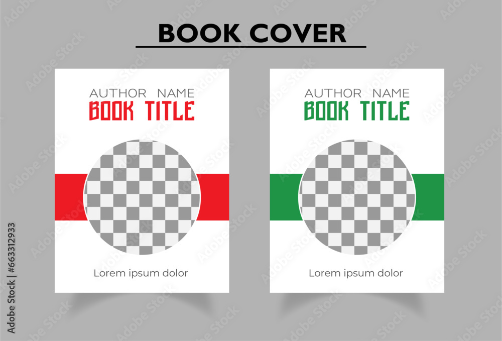 Minimalistic book covers | Minimal book covers design | Red & Green colors Minimalistic book covers | Minimal book covers design | Red & Green colors