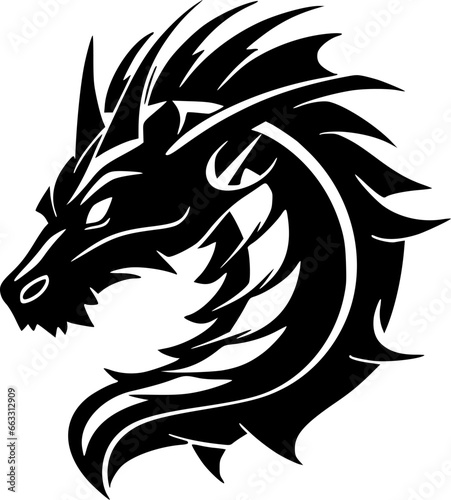 Dragon - High Quality Vector Logo - Vector illustration ideal for T-shirt graphic