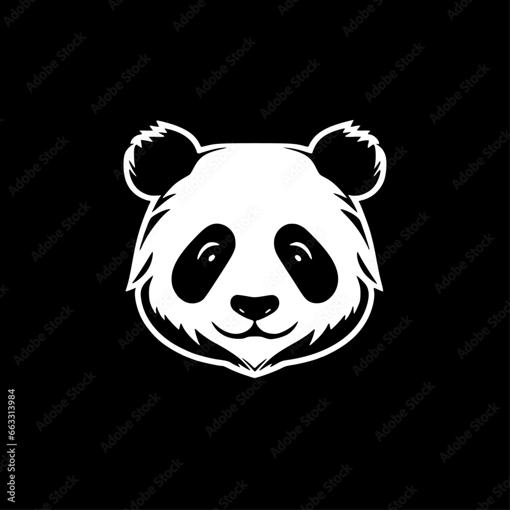 Panda | Minimalist and Simple Silhouette - Vector illustration Panda | Minimalist and Simple Silhouette - Vector illustration