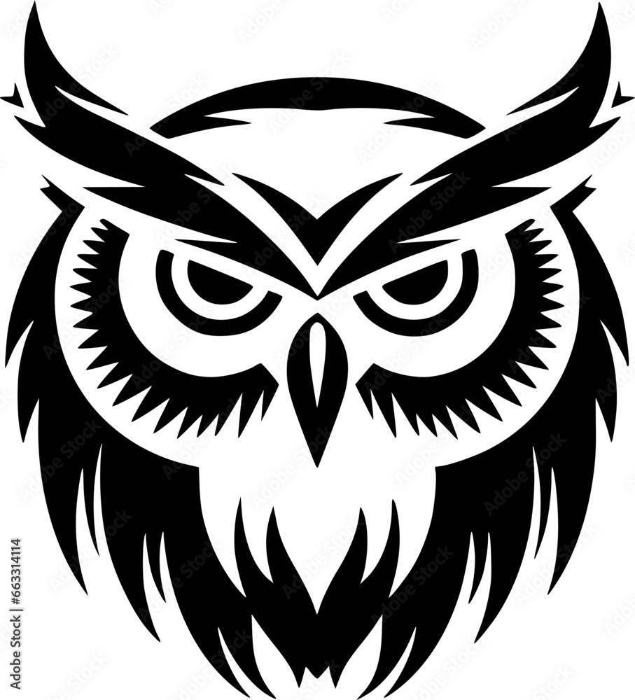Owl | Minimalist and Simple Silhouette - Vector illustration Owl | Minimalist and Simple Silhouette - Vector illustration