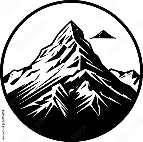 Mountain - High Quality Vector Logo - Vector illustration ideal for T-shirt graphic