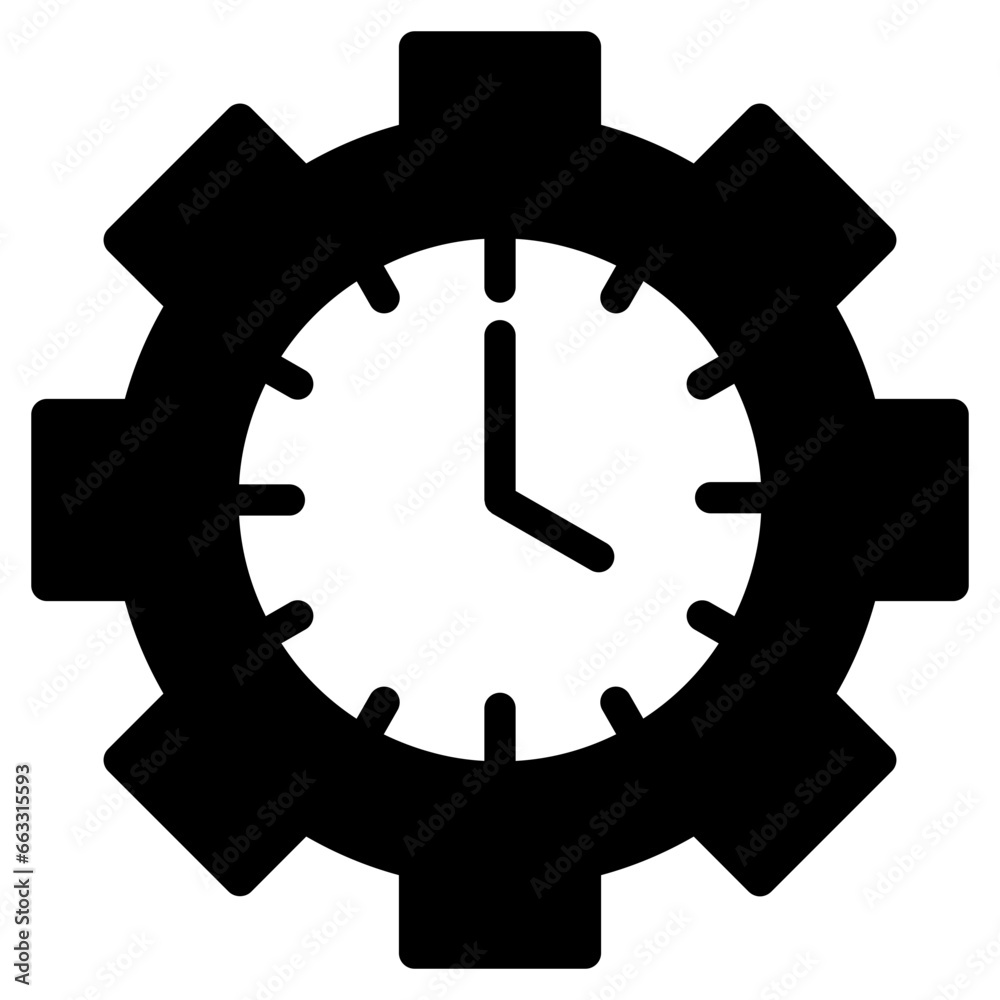 gear clock gear clock