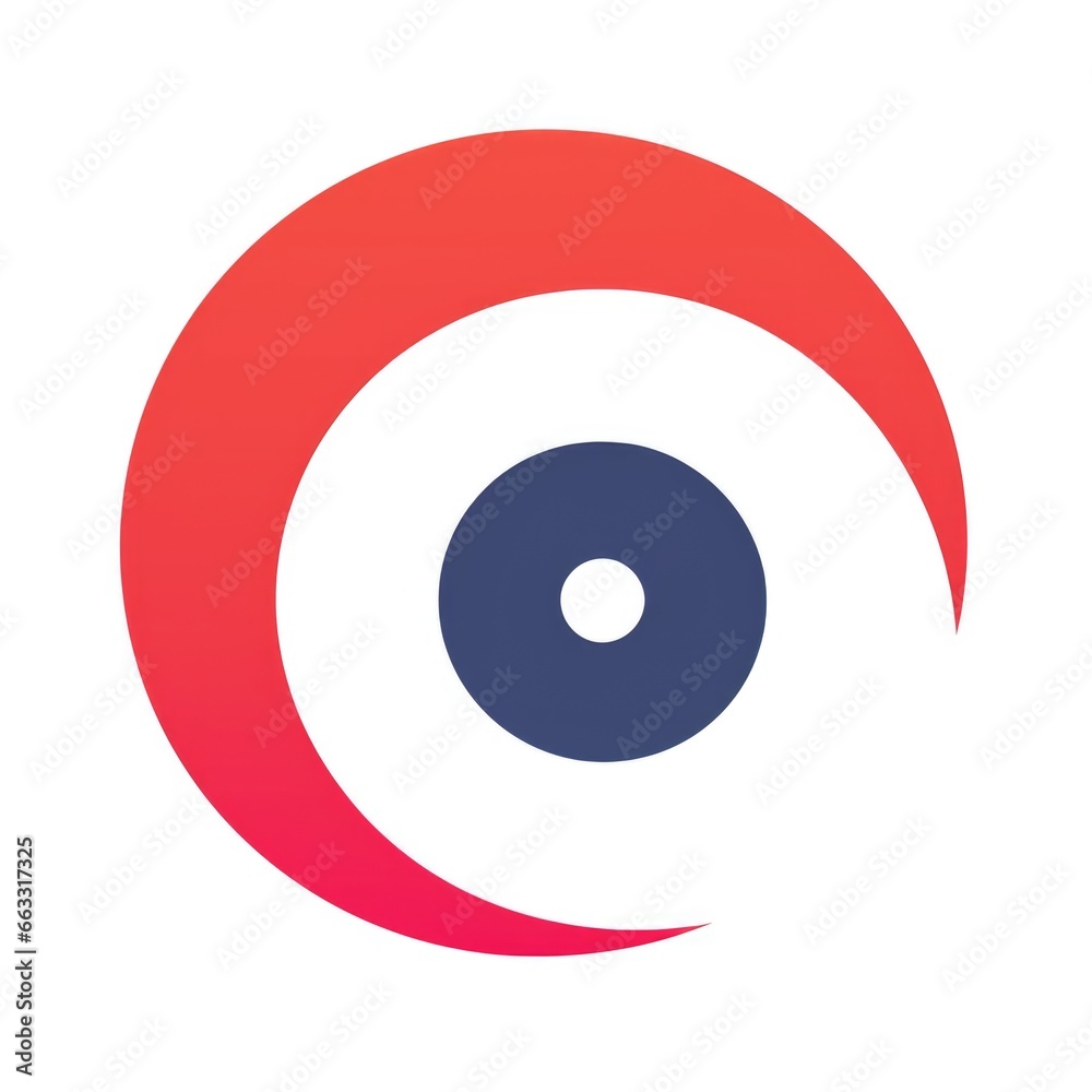 A red and blue logo with a white background A red and blue logo with a white background