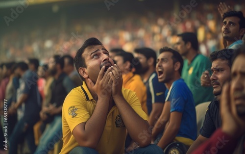 Emotional Reactions Cricket Fans Tears