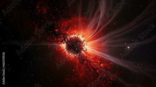Wallpaper Mural singularity black hole in space cosmic fictional graphics, an object in deep space Torontodigital.ca