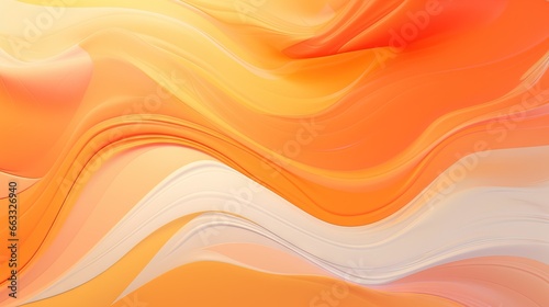  a yellow and white abstract background with wavy lines and curves. generative ai