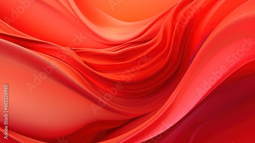  an abstract red background with a wavy pattern on the top.  generative ai