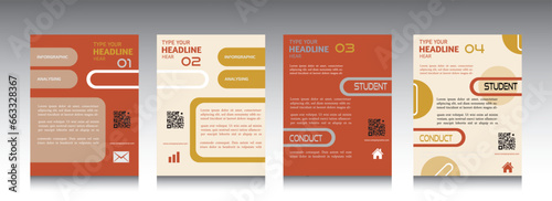 Staff equipment template of flyer, magazine, poster, book cover, booklet, and banners. no People character, brochure, numbers