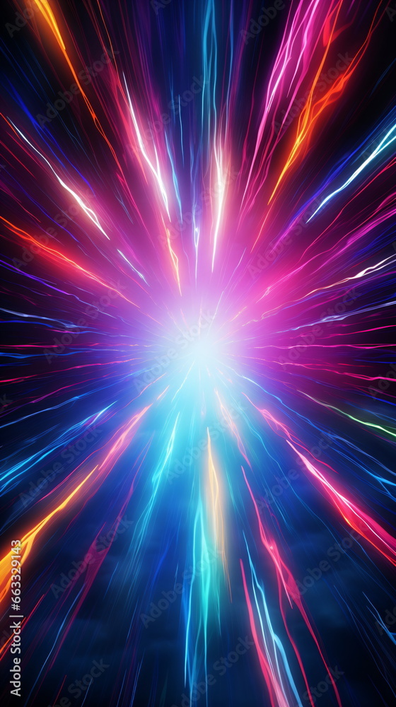 Naklejka premium lightning plasma