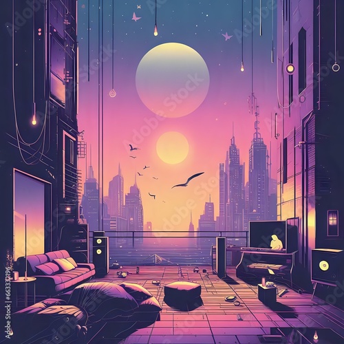 night in the city