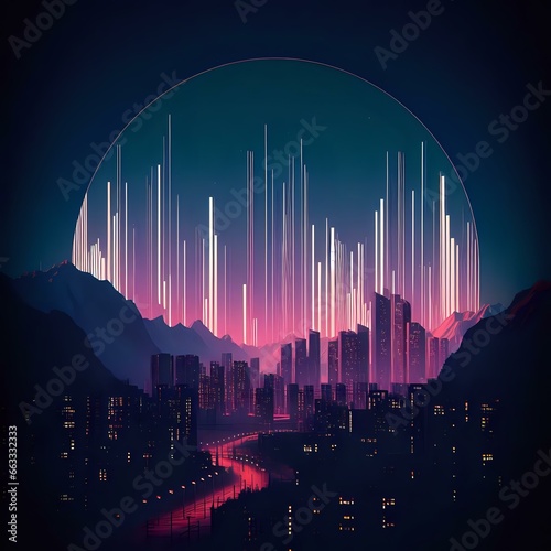 illustration of skyline