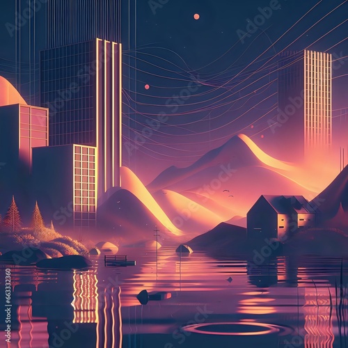 city skyline