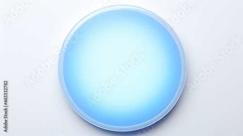 blue light luminescent button isolated on the background of computer graphics website design