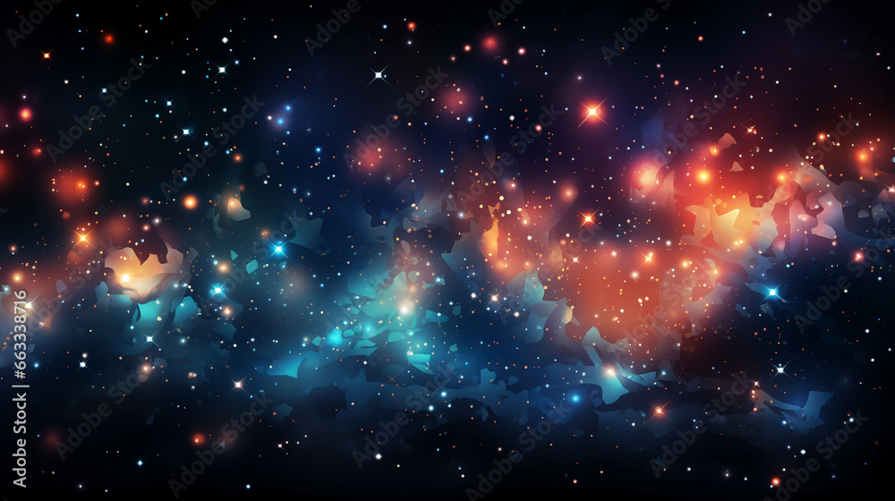 abstract cosmic perspective with stars background 16:9 widescreen wallpapers