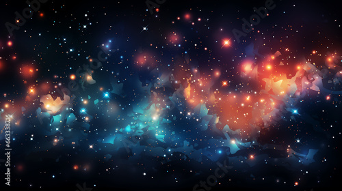 abstract cosmic perspective with stars background 16:9 widescreen wallpapers