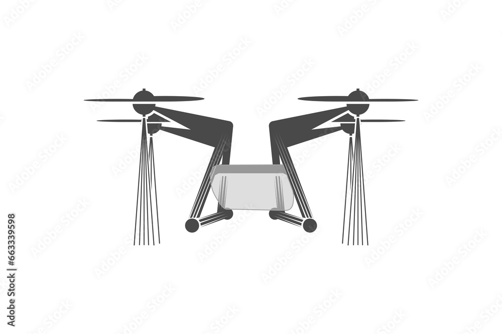 Fototapeta premium vector is the farming DRONE. Elegant and unique.