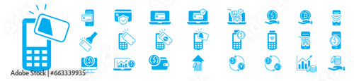 Payment System Cashless icons scan icon with smartphone scan me IC Card Mobile Finance
