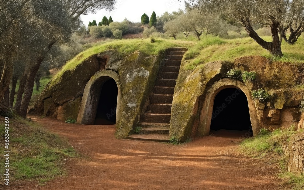 Elaborate Etruscan Tombs Venturing In