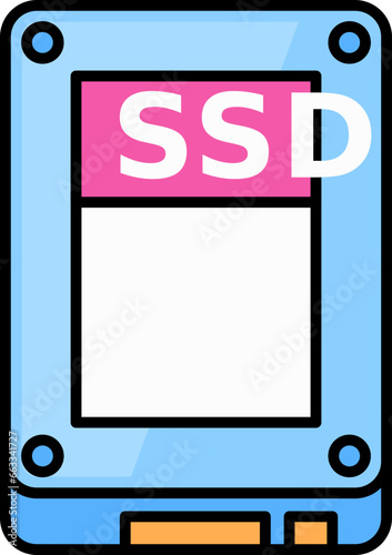 SSD drive icon