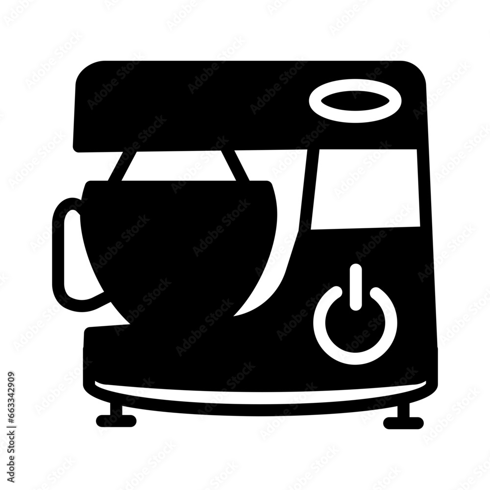 Dough Kneader icon in vector. Illustration Dough Kneader icon in vector. Illustration