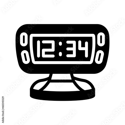 Alarm Clock icon in vector. Illustration