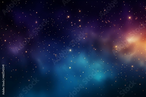 Abstract backdrop adorned with the splendor of a starry night