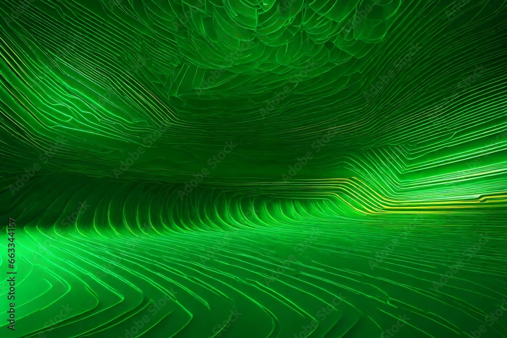 abstract green background generative AI tool
