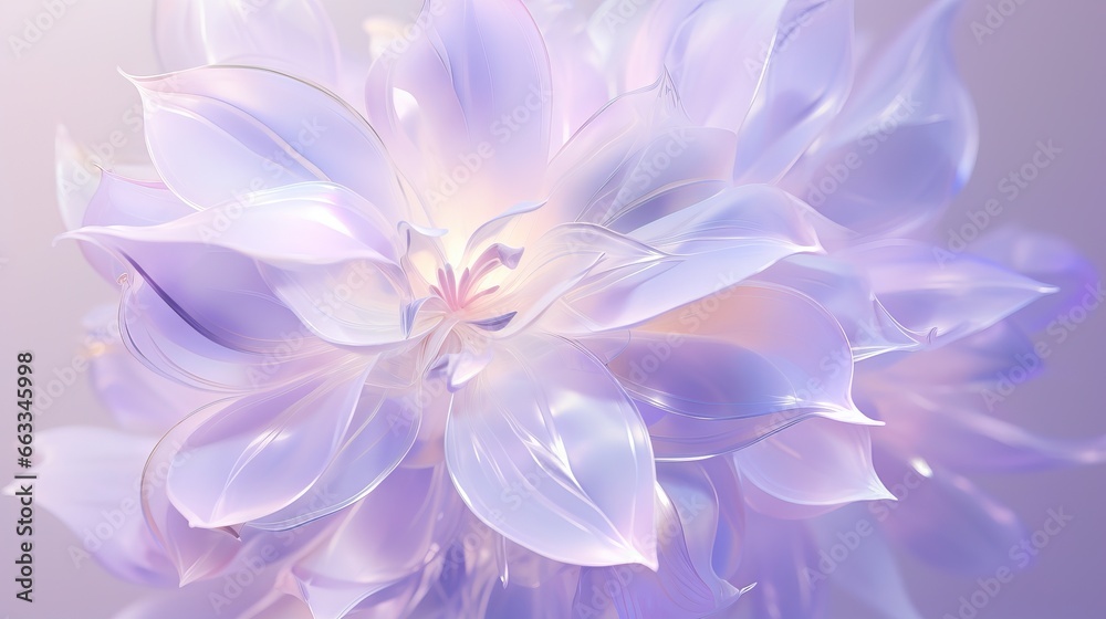  a close up of a purple flower on a purple background.  generative ai