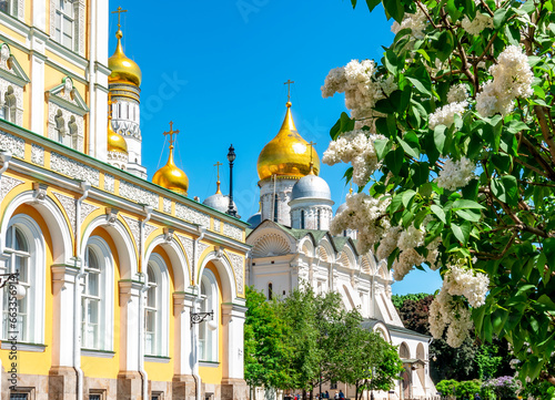 Moscow Kremlin in spring, Russia photo