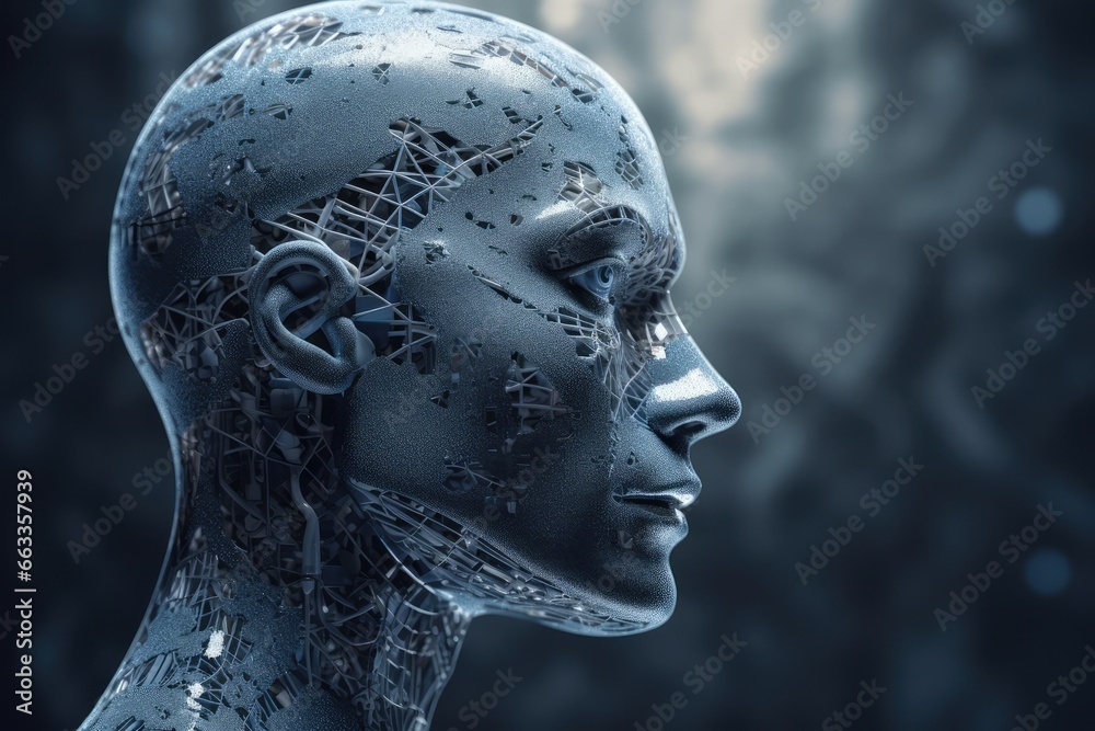 futuristic humanoid cyborg robot concept a deep learning innovation futuristic humanoid cyborg robot concept a deep learning innovation
