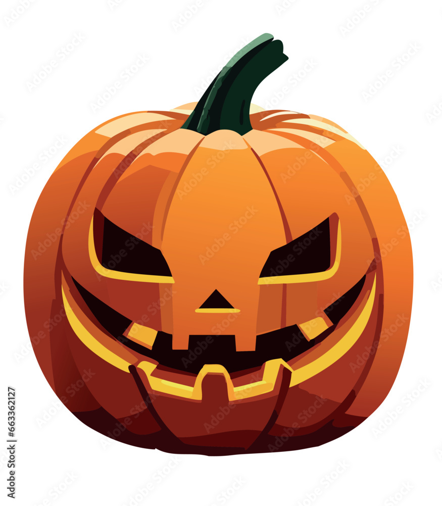 Citrouille d'Halloween à large sourire Citrouille d'Halloween à large sourire