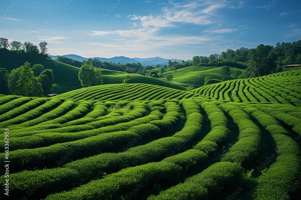 Green expanse Choui Fong tea plantation, a Chiang Rai marvel